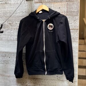 Beau's Brewing Co. | Tractor Logo Zip Hoodie - Unisex S, Black